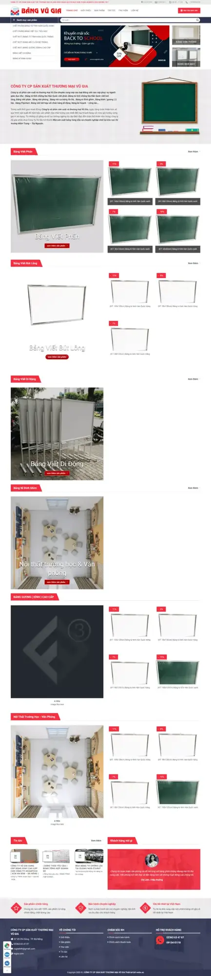 Trang web Bảng Vũ Gia