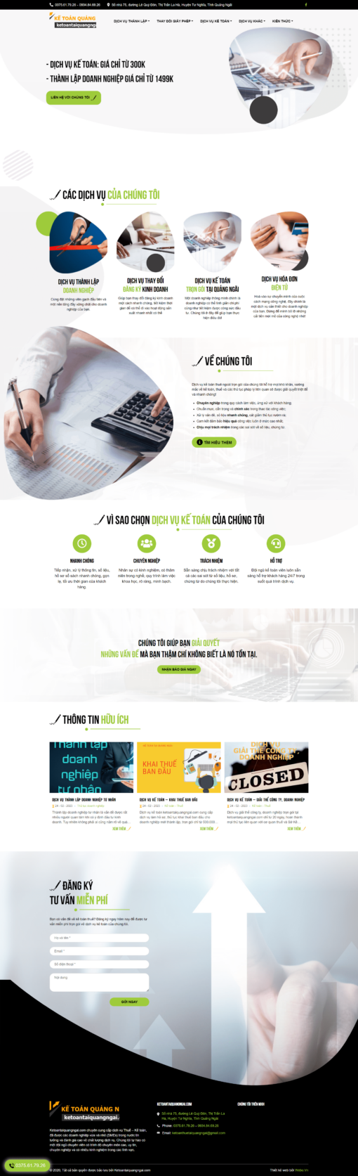 website công ty kế toán tại quãng ngãi