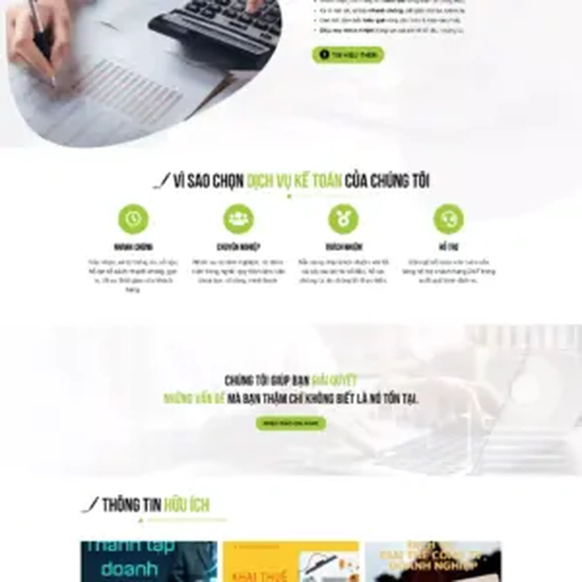 Website Công ty Kế toán tại Quãng Ngãi