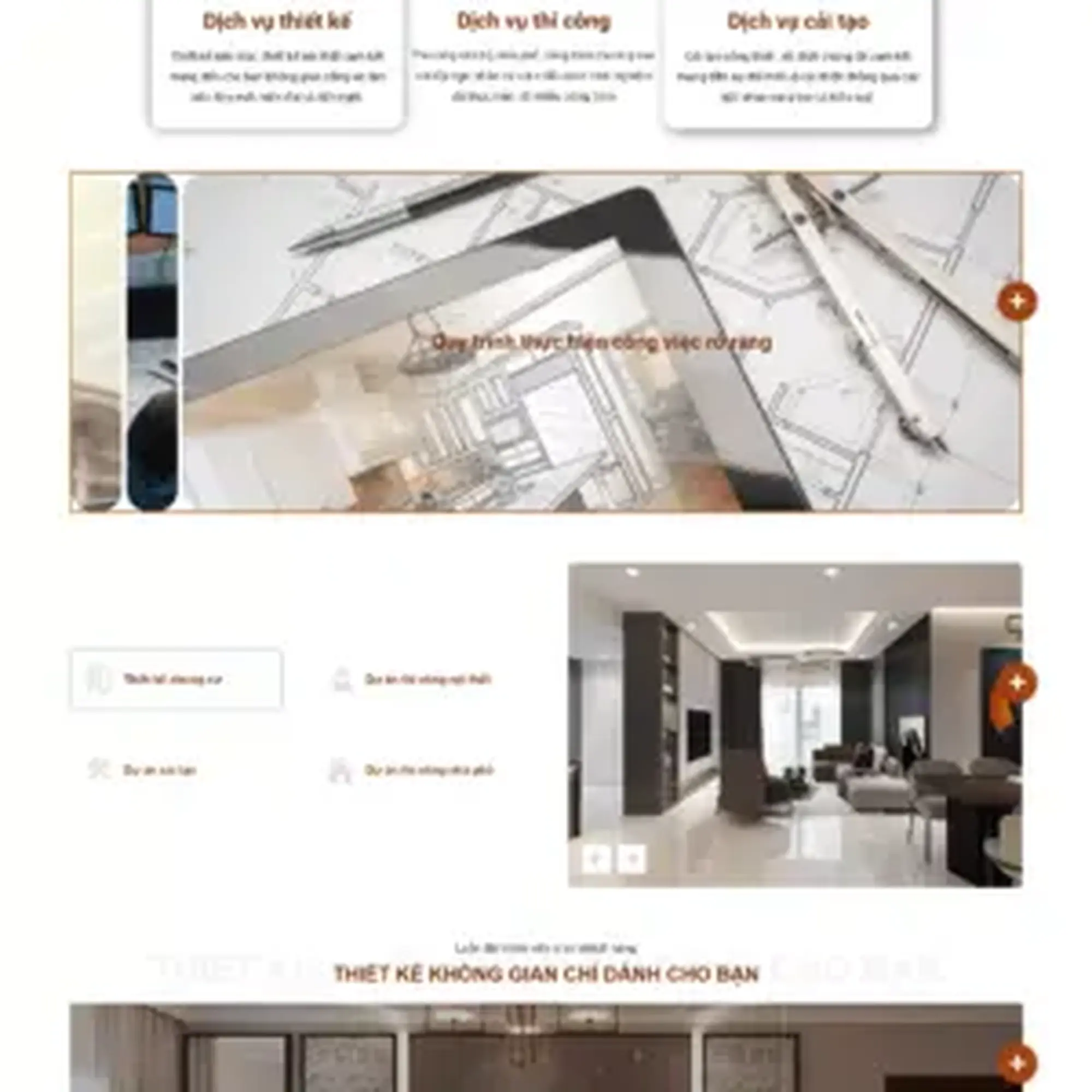 Wesite Công ty HD DESIGN & BUILD - Công ty mội thất