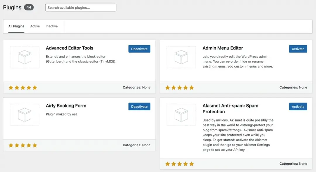 cài đặt plugin wordpress