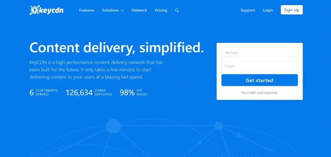 công cụ keycdn website speed test đo tốc độ website