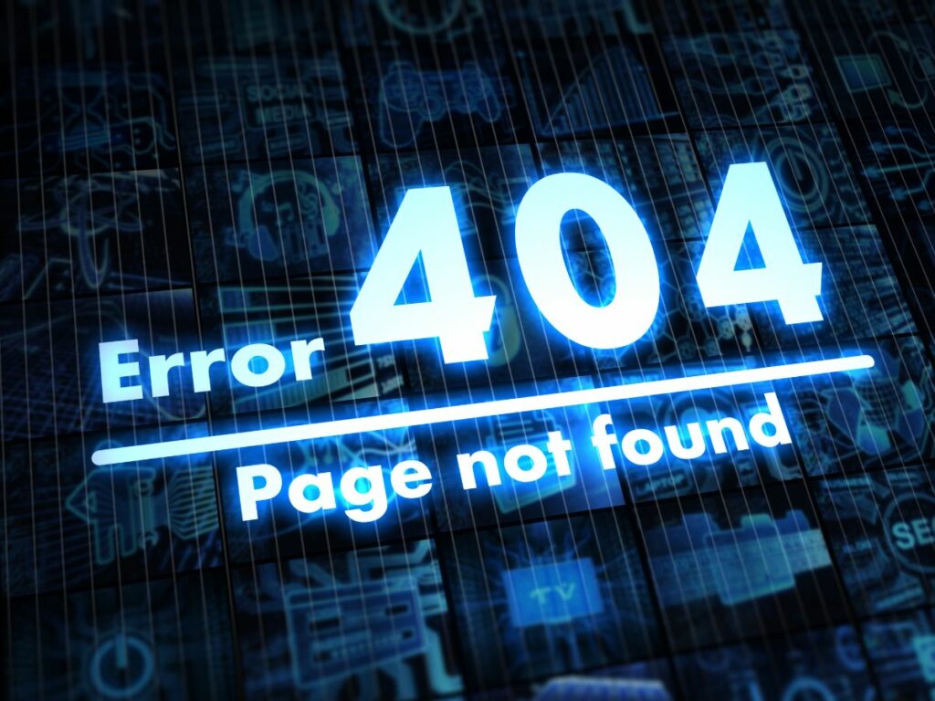 lỗi 404 page not found là gì? nguyên nhân và cách khắc phục