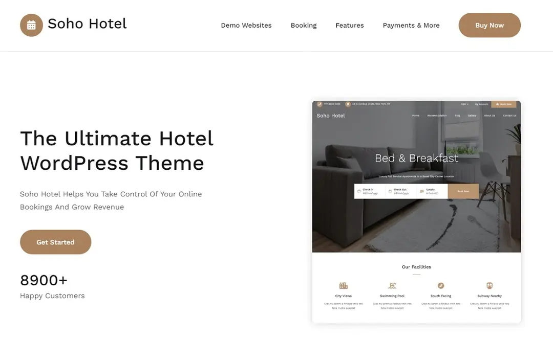 soho hotel - theme wordpress khách sạn chuyên nghiệp