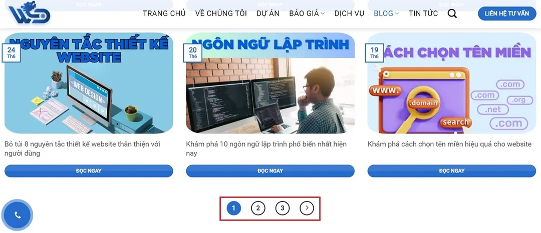 dadangdemos.staging.webo.vn sử dụng pagination