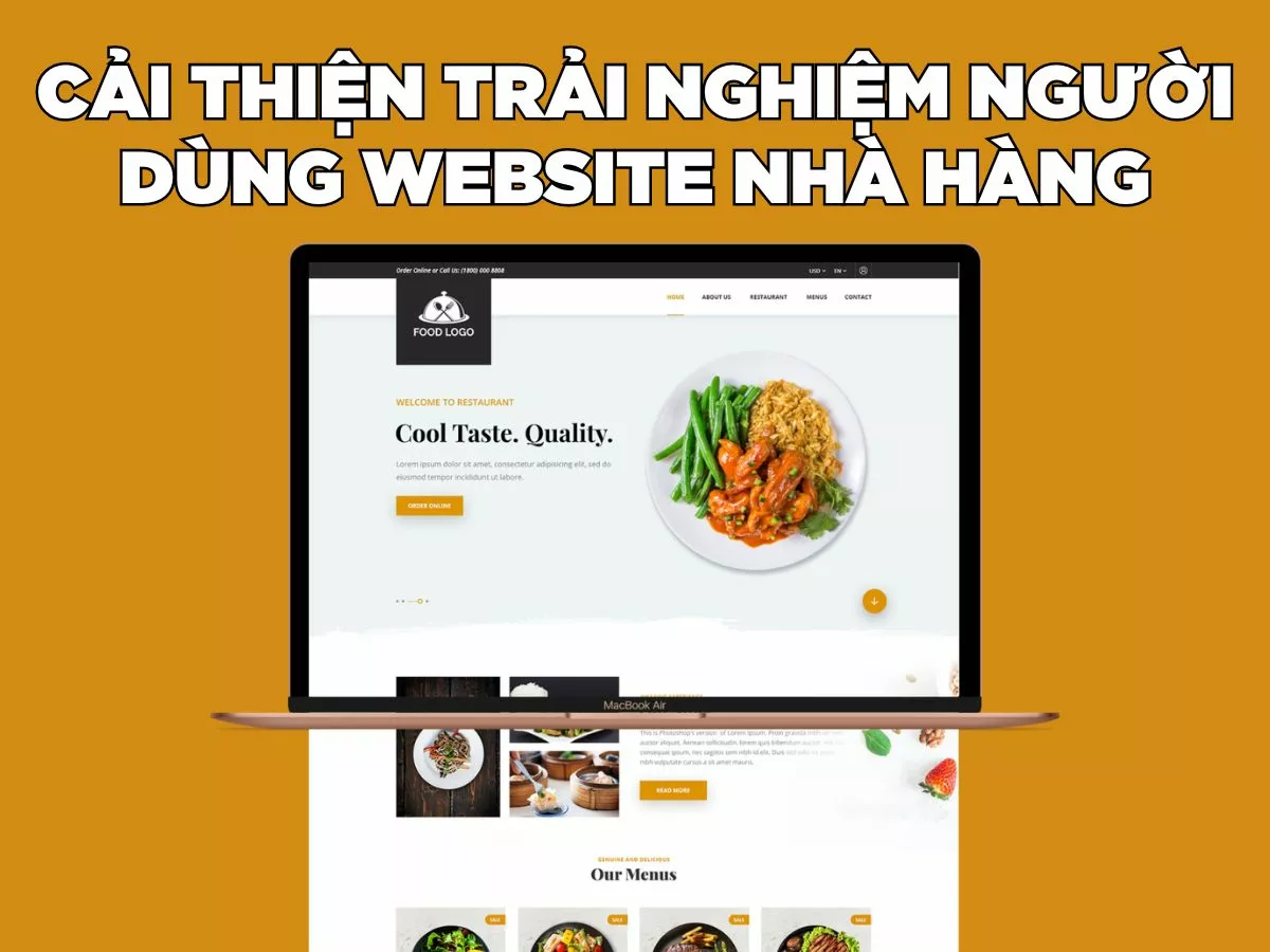 tips cải thiện trải nghiệm người dùng website nhà hàng