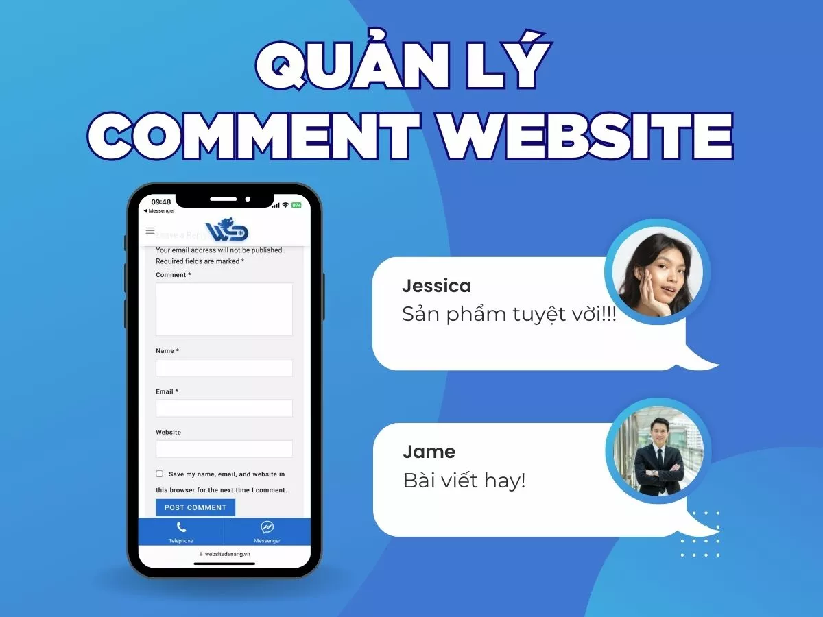 cách quản lý comment website wordpress