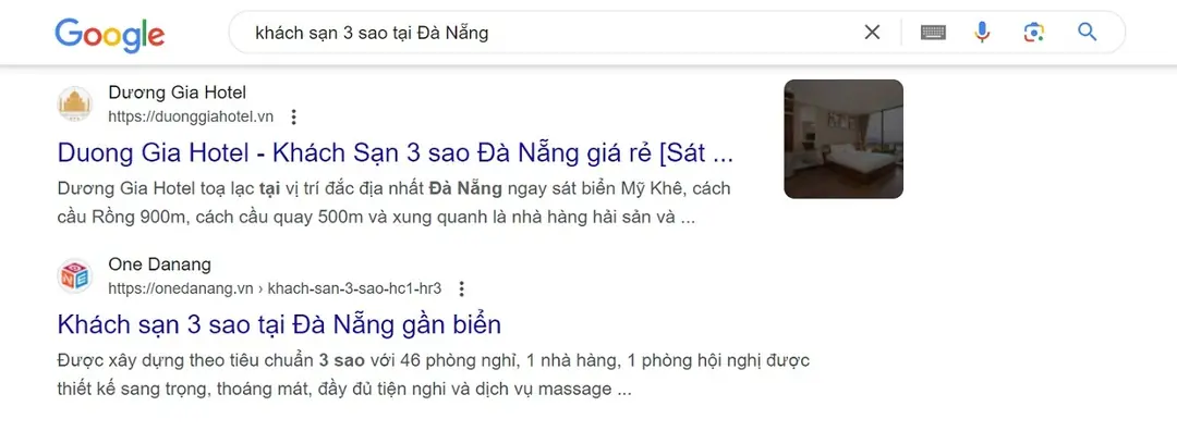 tối ưu seo website khách sạn