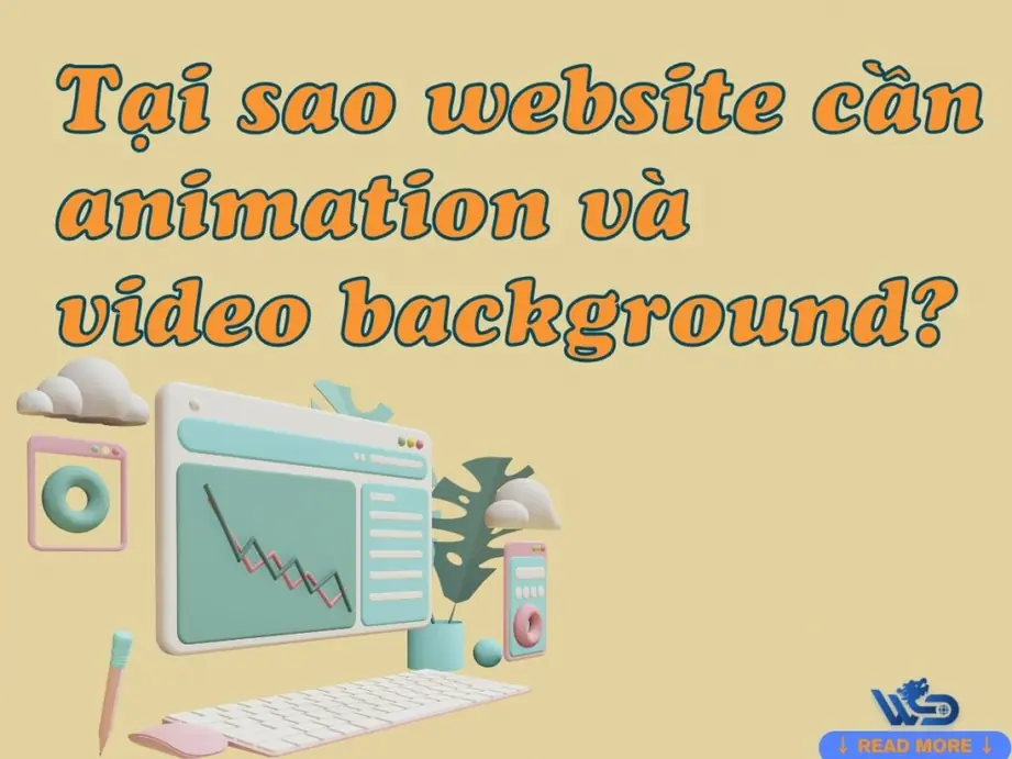 tại sao website cần animation và video background?