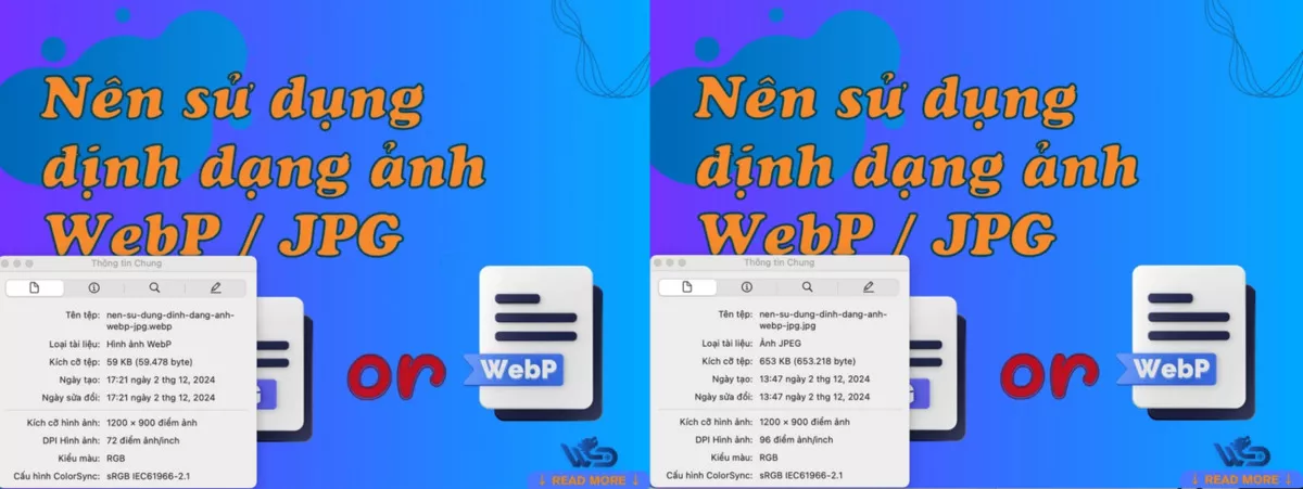 so sánh jpg và webp