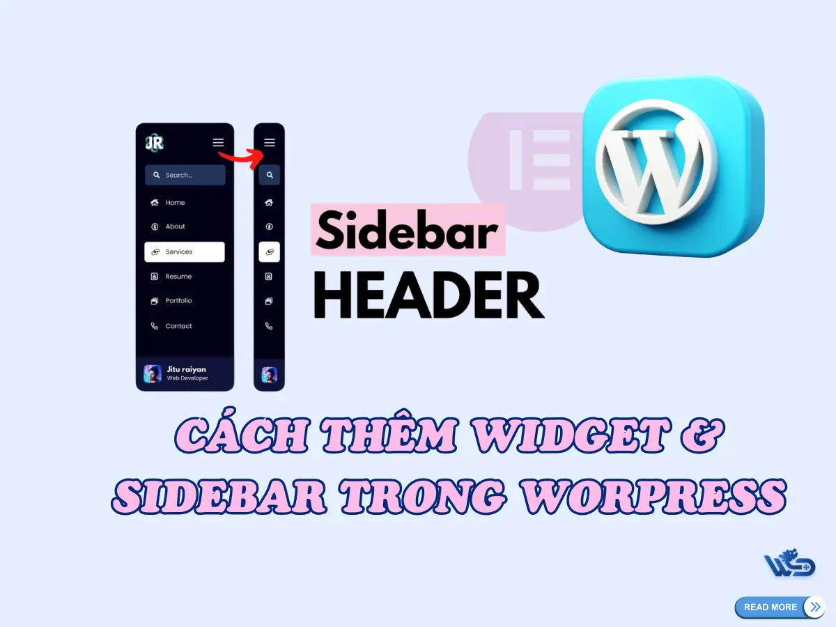 cách thêm widget và sidebar trong wordpress nhanh nhất