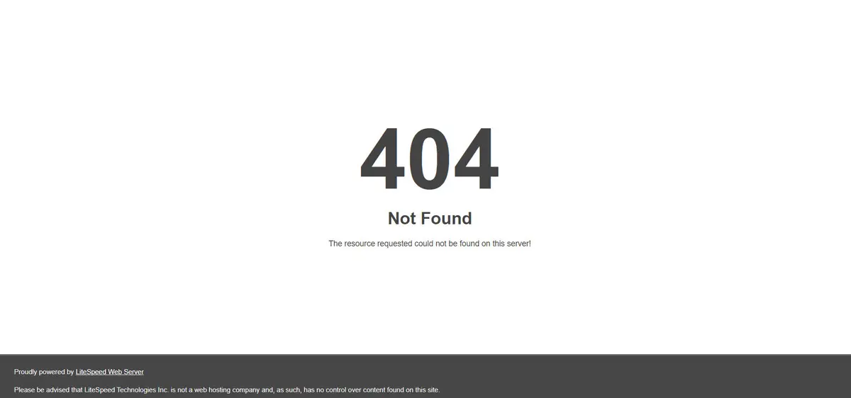lỗi 404 not found