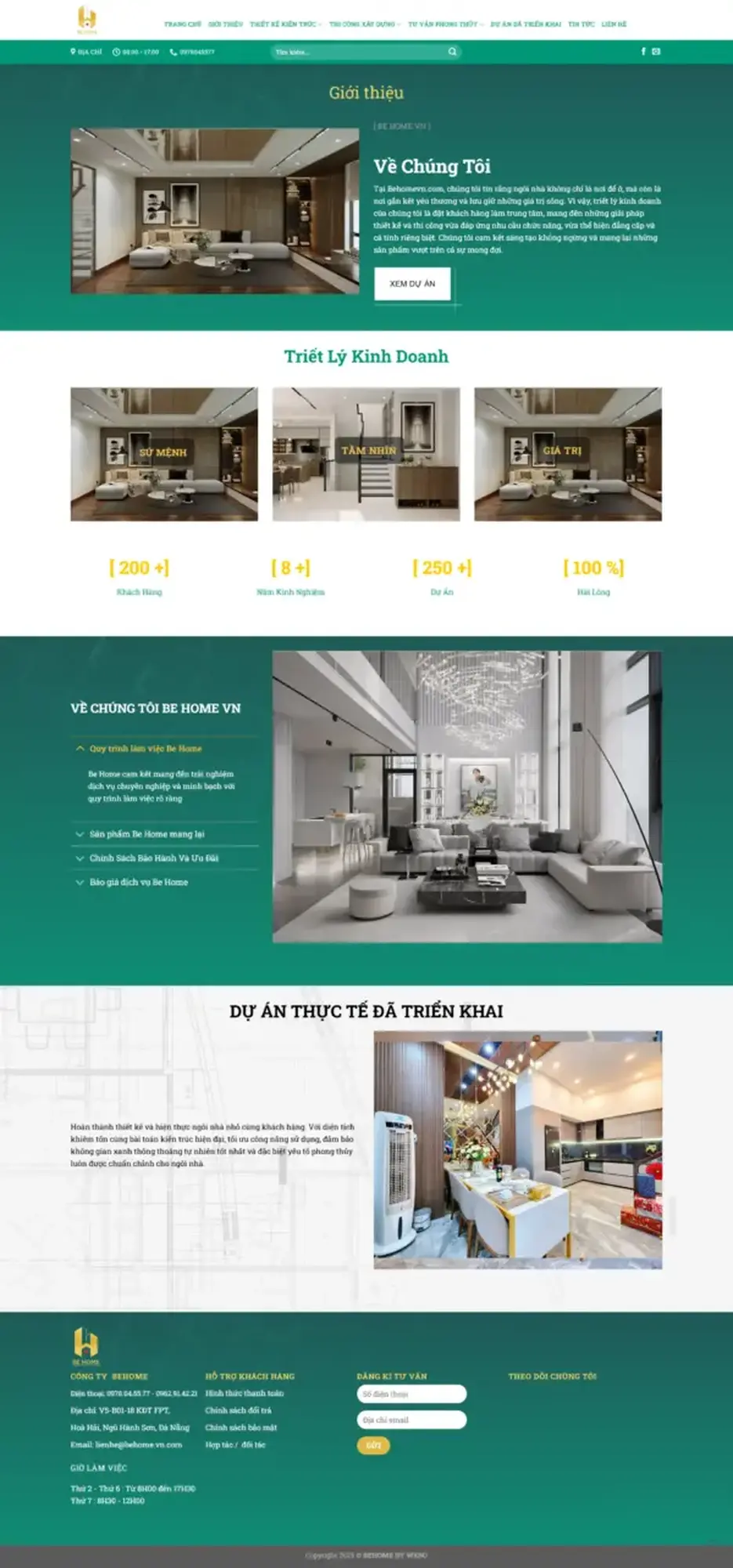 Website Behome.vn - Công ty thiết kế thi công tại Đà Nẵng - Image 2