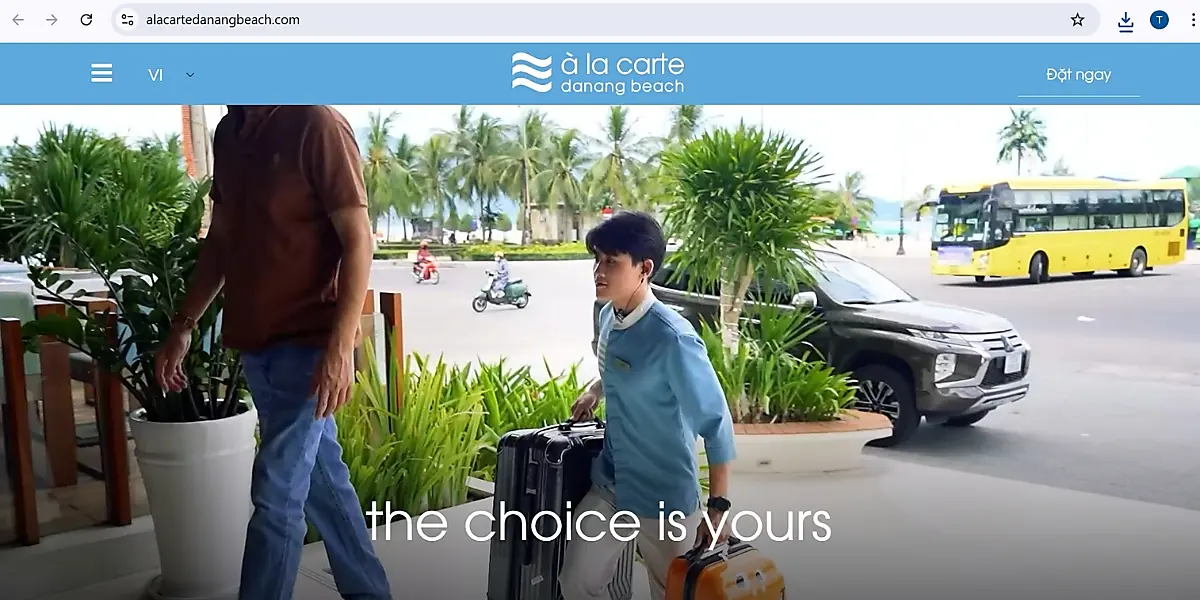 à la carte danang beach - hiện đại, trẻ trung và tinh tế