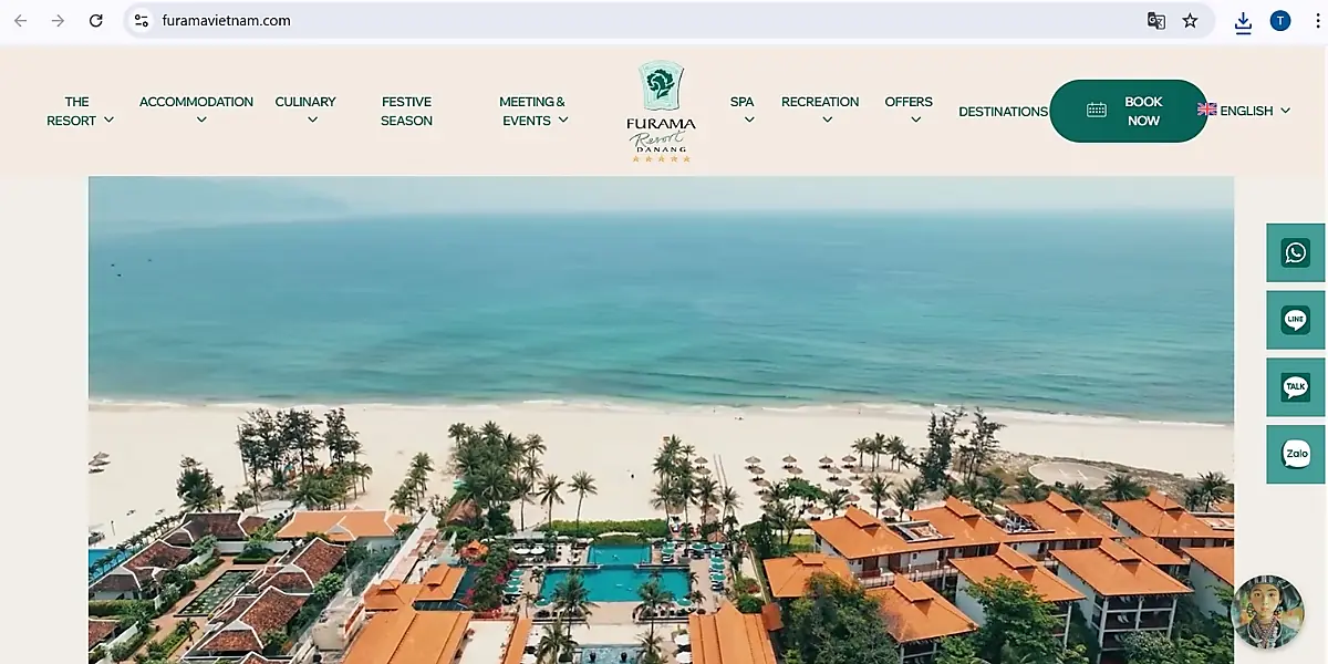 furama resort danang – trải nghiệm trực tuyến cao cấp