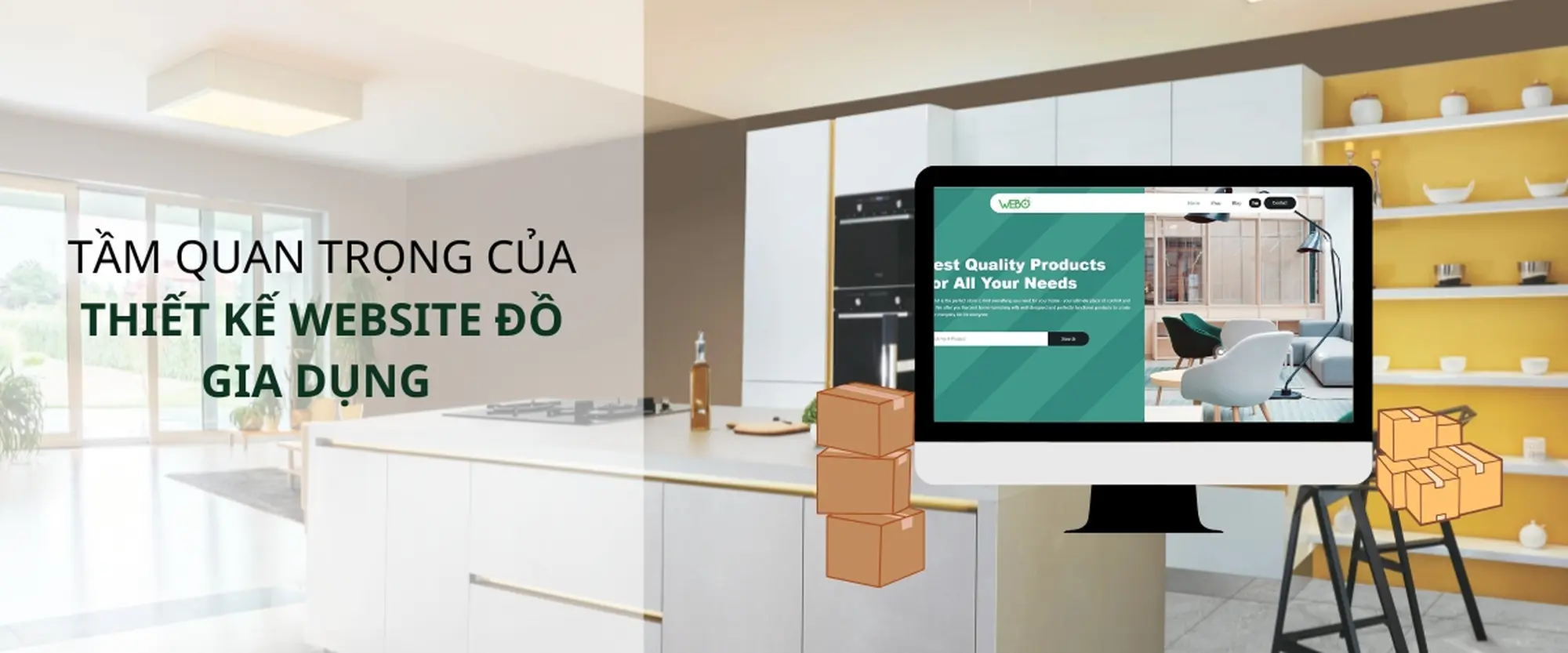 Tầm quan trọng của thiết kế website đồ gia dụng 