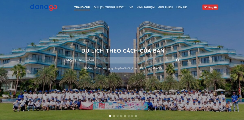 website công ty cổ phần du lịch danago