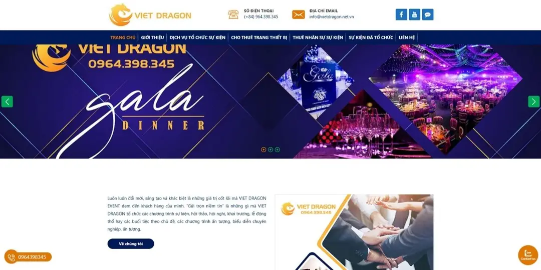 website công ty du lịch đà nẵng viet dragon
