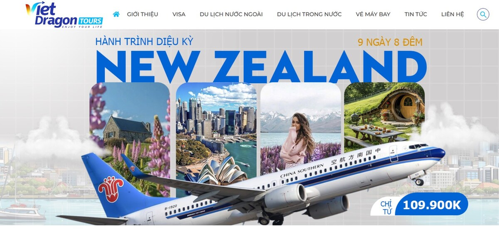 website công ty du lịch đà nẵng viet dragon