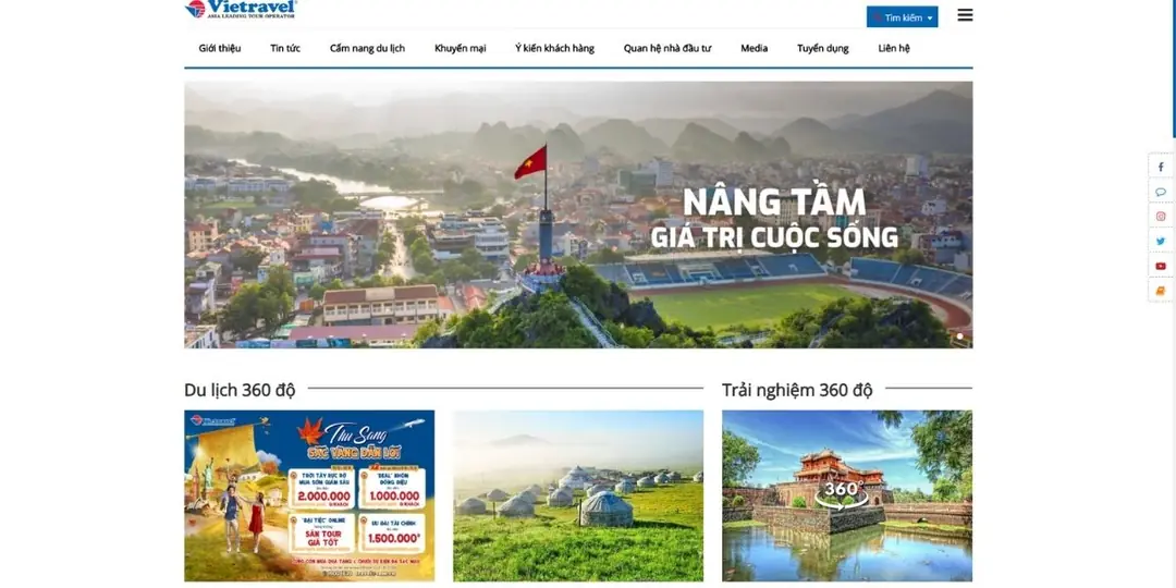 website vietravel đà nẵng
