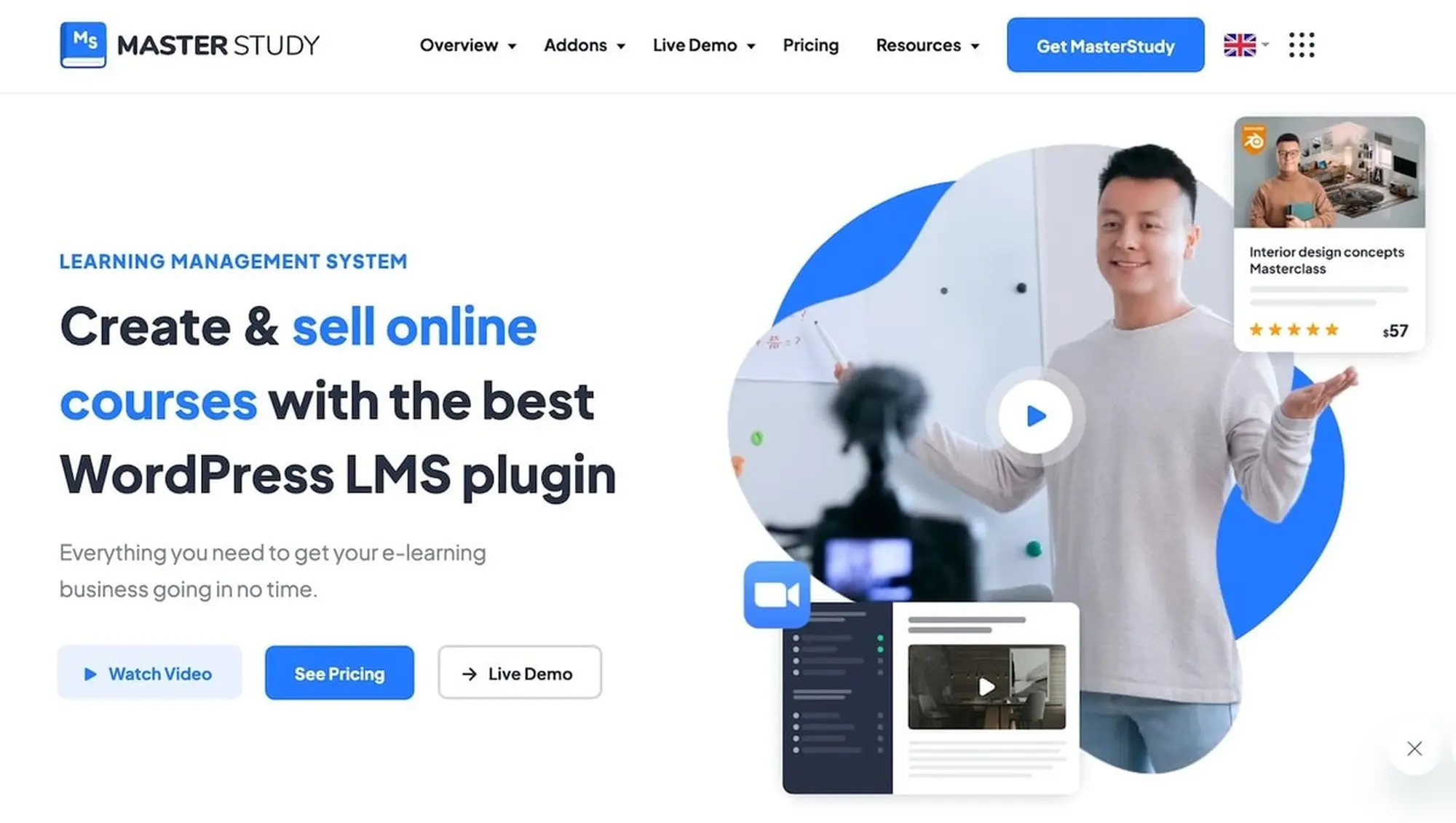 plugin quản lý học viên masterstudy lms