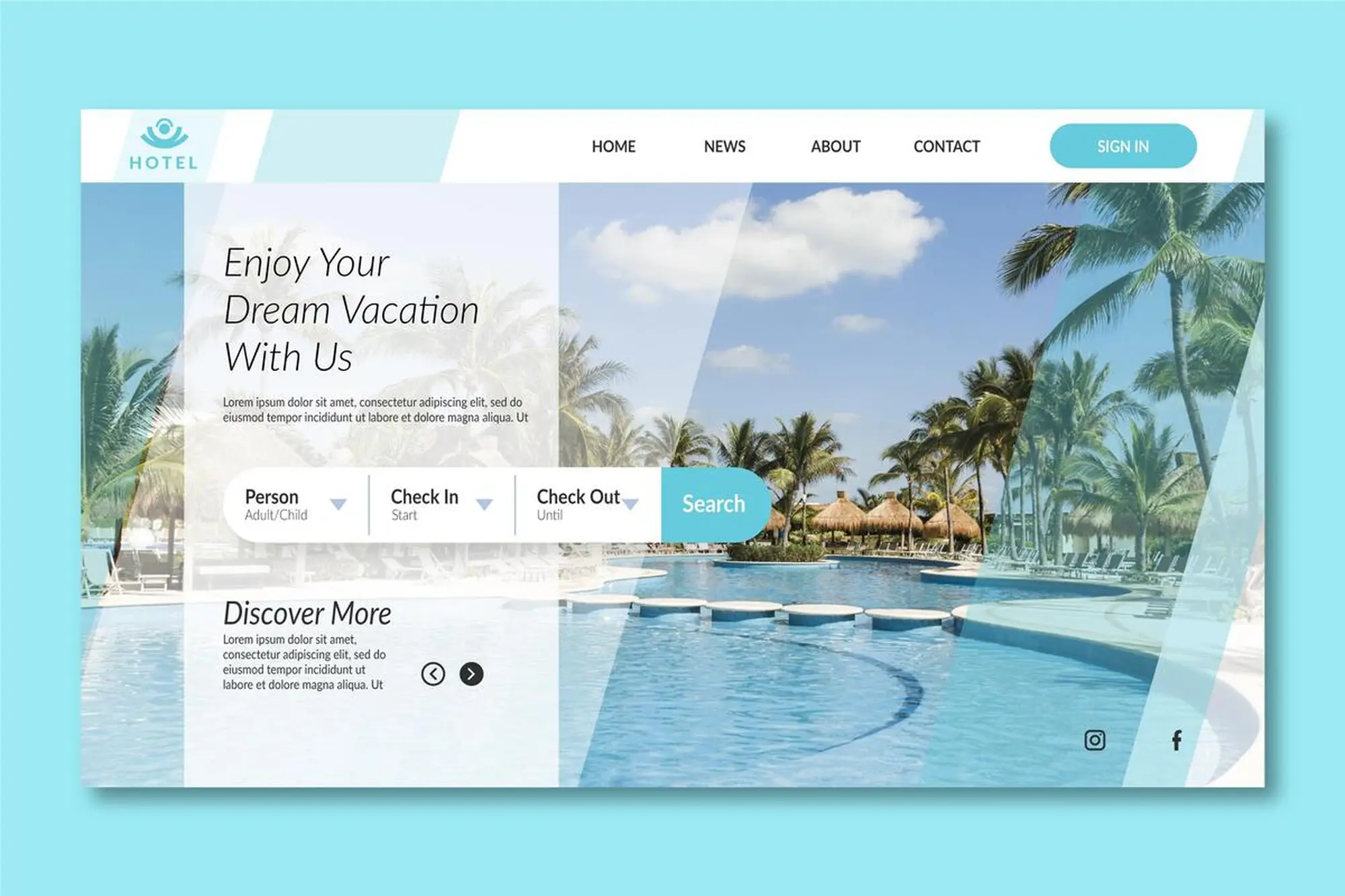 lựa chọn màu sắc cho website đặt phòng khách sạn rất quan trọng trong việc thu hút khách hàng