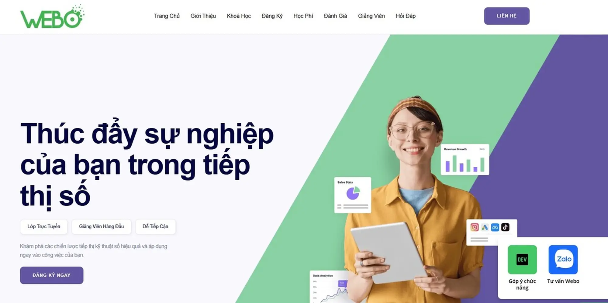 landing page là gì? 