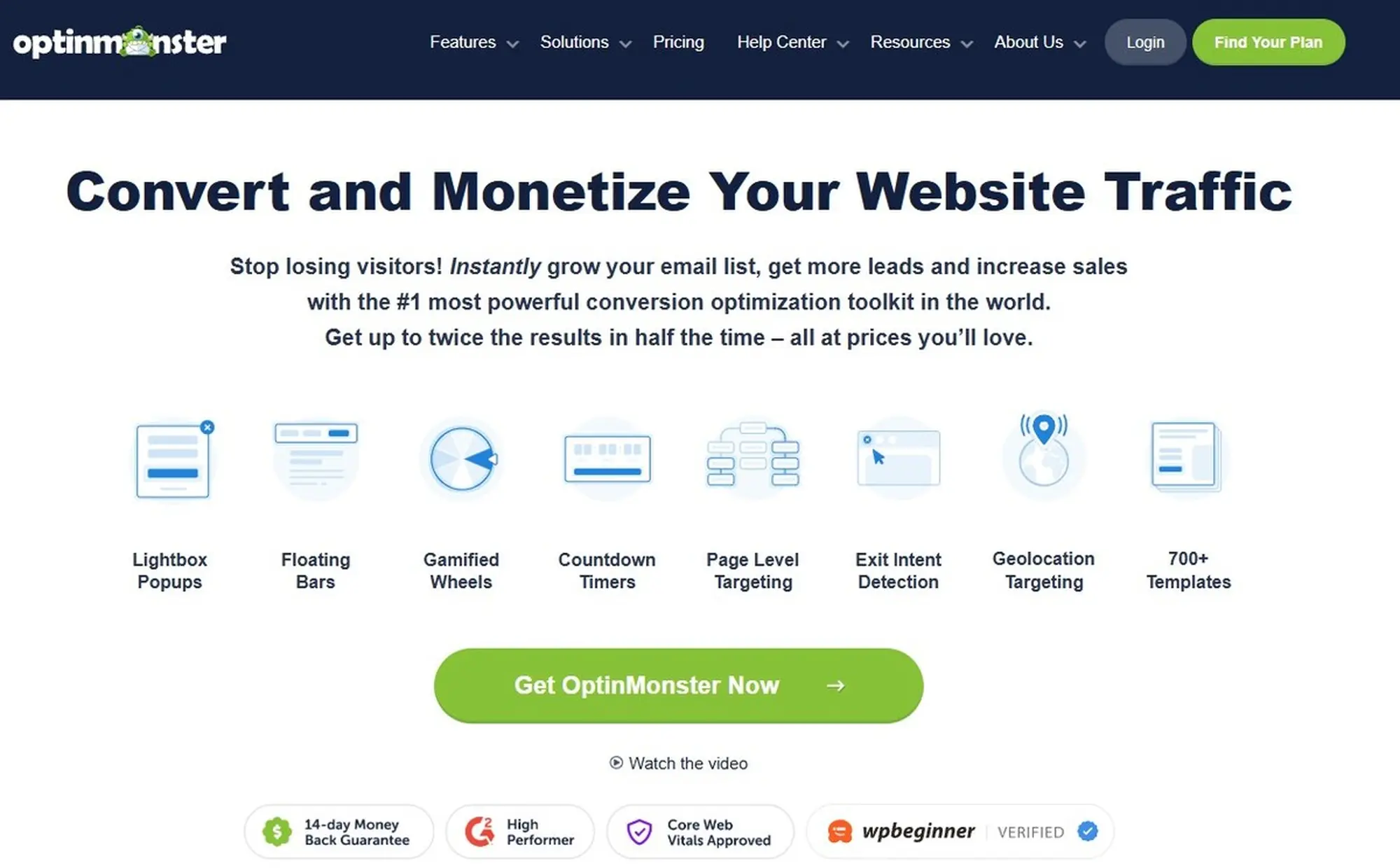 optinmonster – tối ưu chuyển đổi chuyên nghiệp