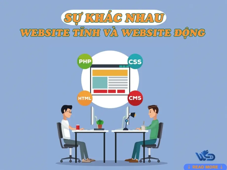 sự khác nhau giữa website tĩnh và website động
