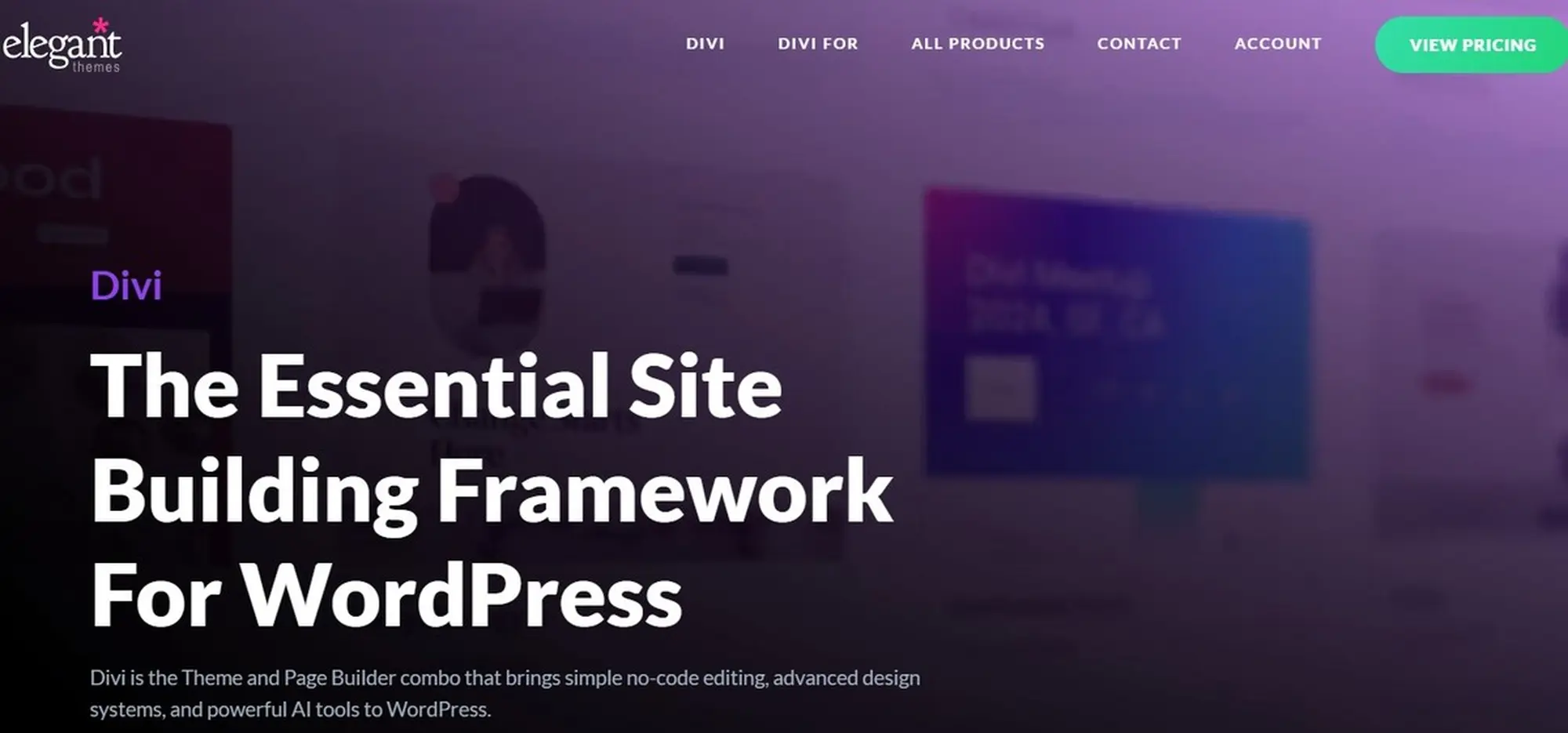 divi builder
