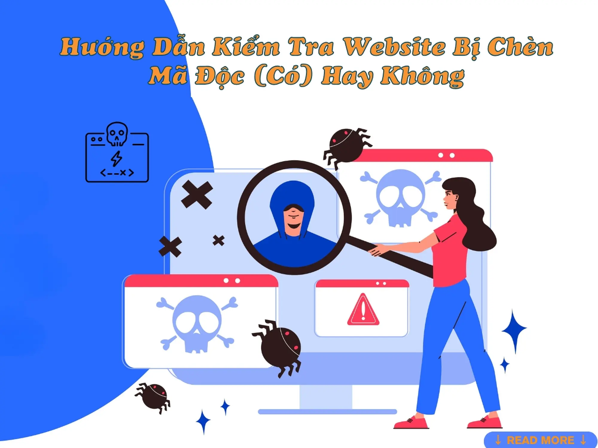 hướng dẫn kiểm tra website bị chèn mã độc (có) hay không