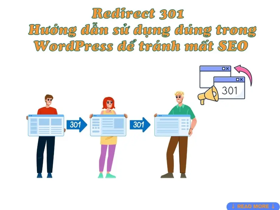 redirect 301 hướng dẫn sử dụng đúng trong wordpress để tránh mất seo