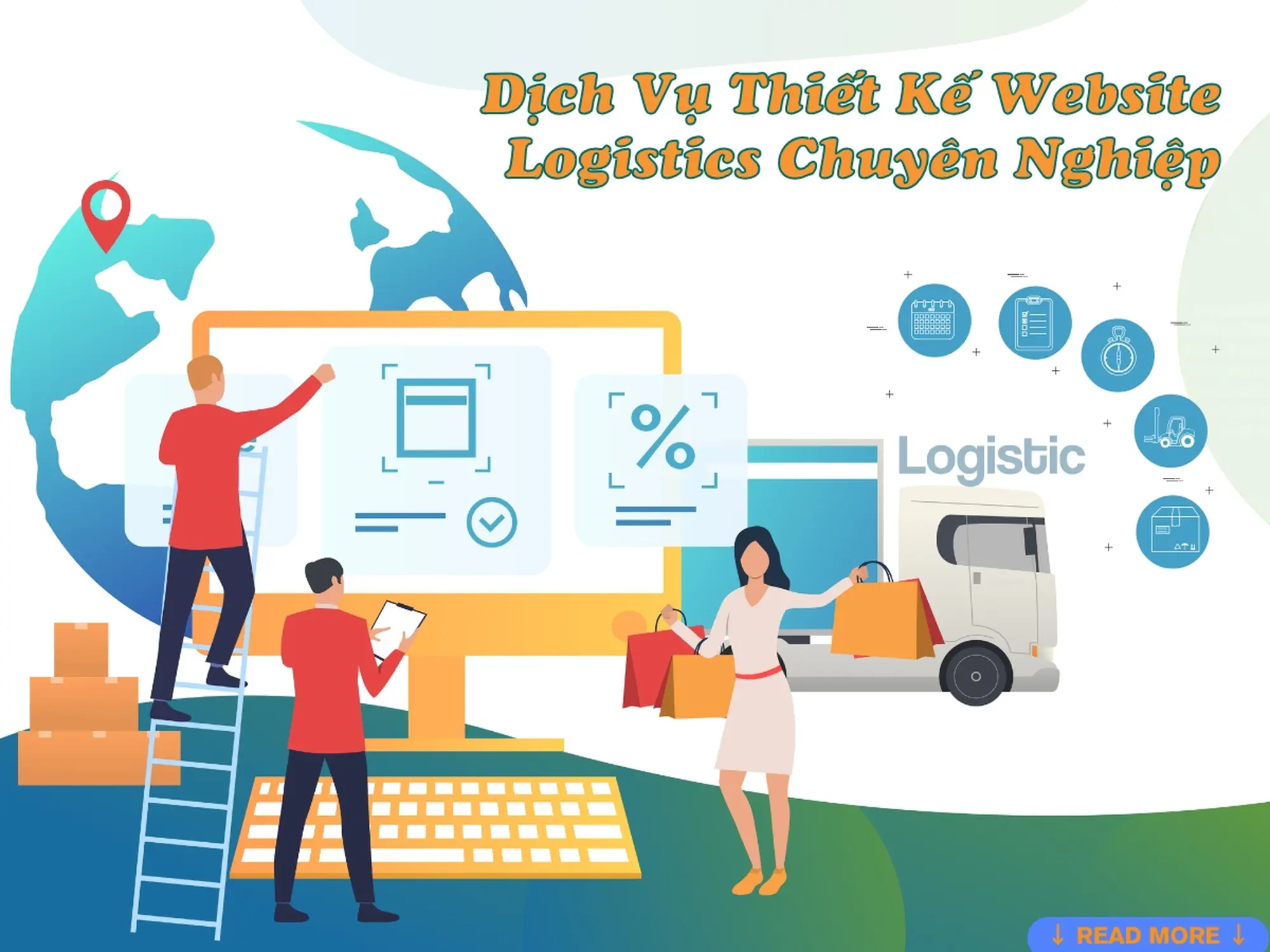 dịch vụ thiết kế website logistics chuyên nghiệp