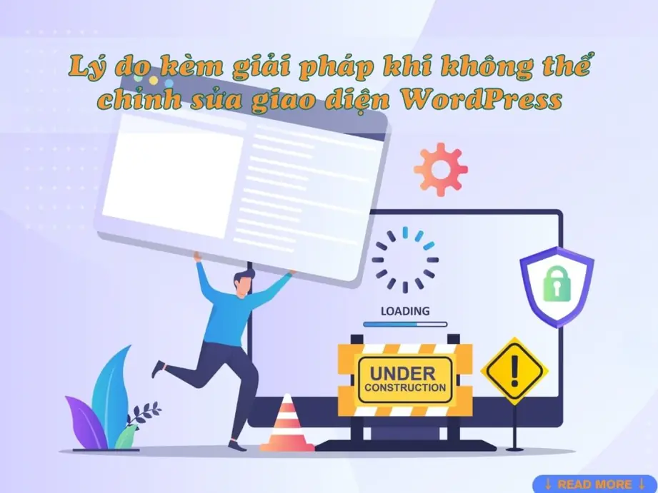 lý do kèm giải pháp khi không thể chỉnh sửa giao diện wordpress