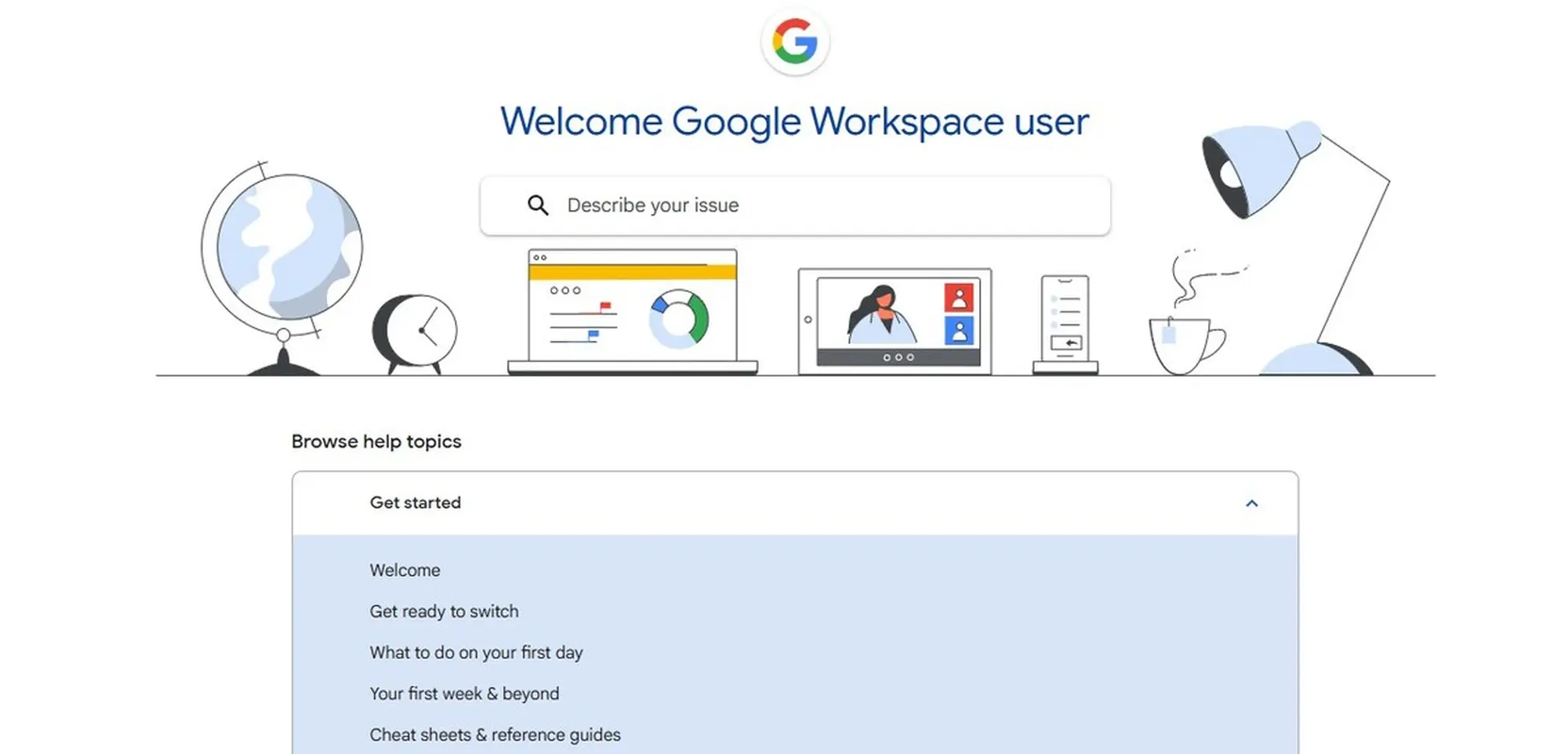 trung tâm học tập google workspace