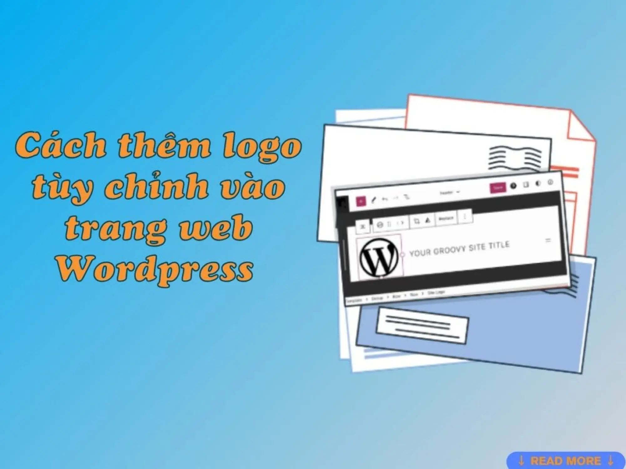 cách thêm logo tùy chỉnh vào trang web wordpress