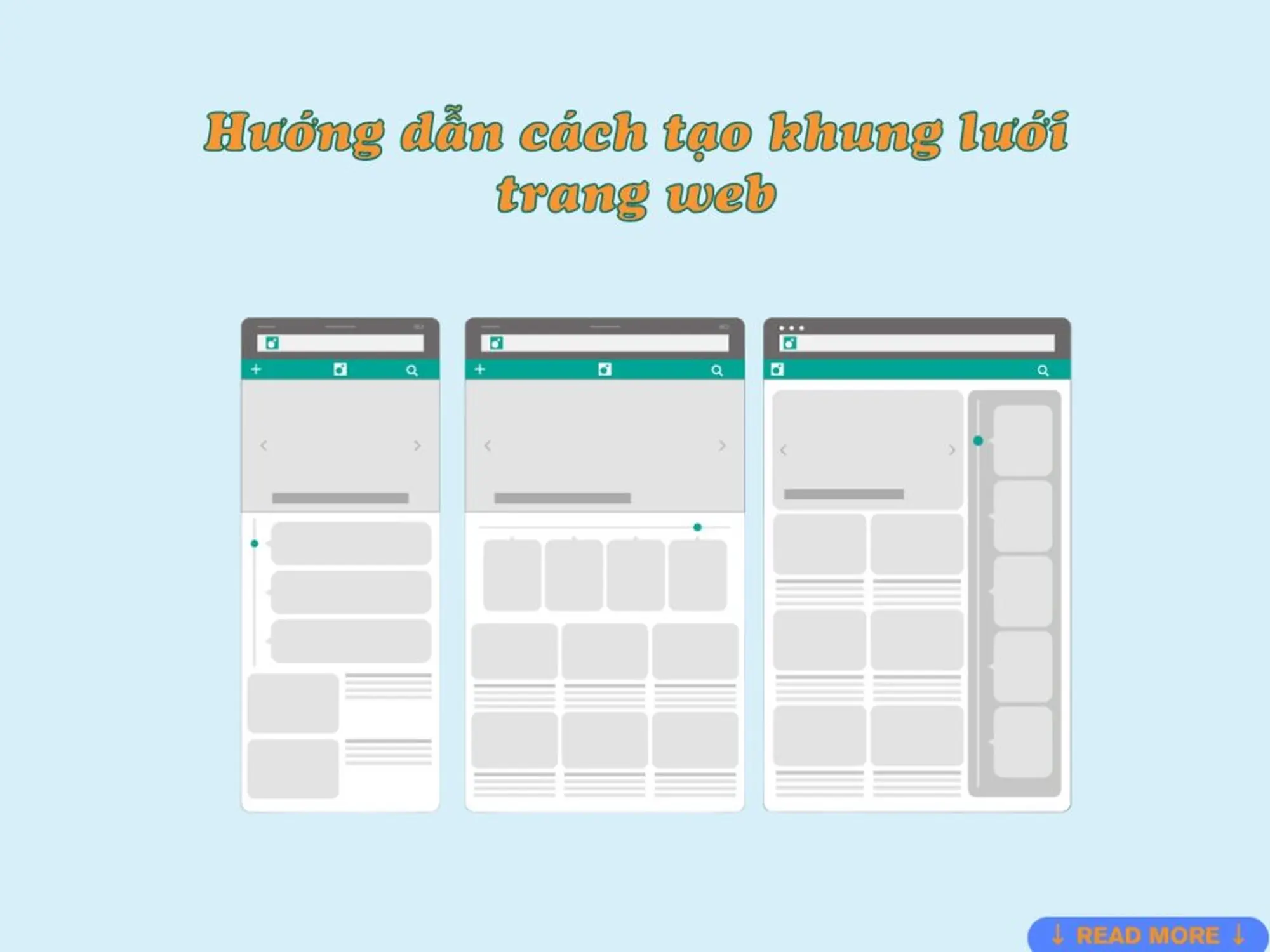 hướng dẫn cách tạo khung lưới trang web