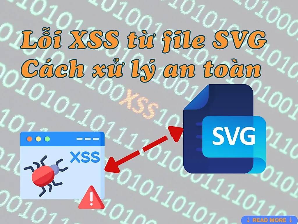 Lỗi XSS từ file SVG - Cách xử lý an toàn khi cho phép upload SVG để tránh XSS