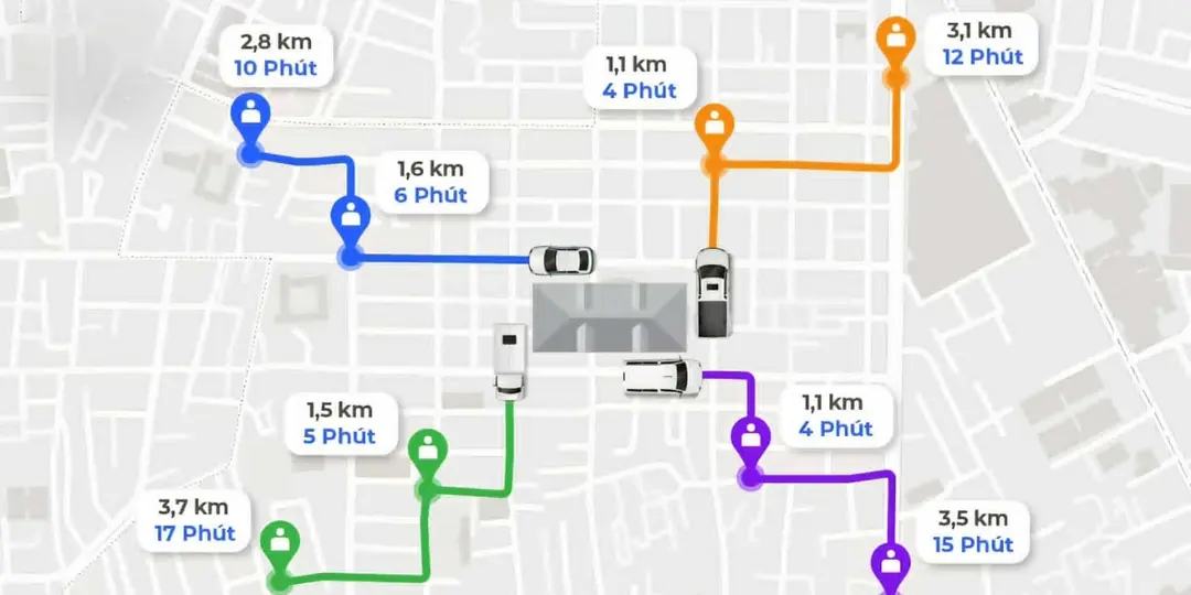 tối ưu bản đồ vùng phục vụ