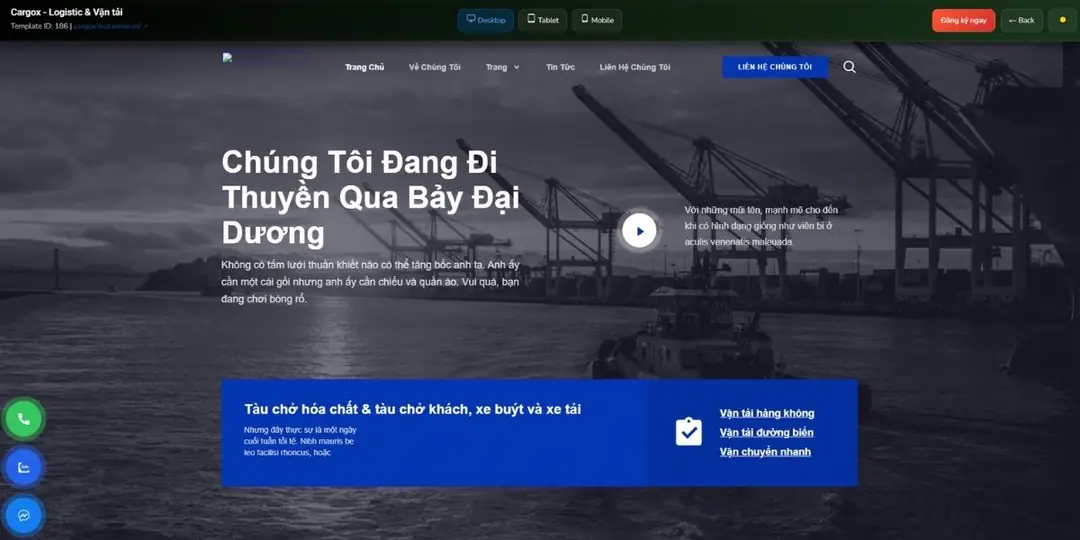 thiết kế tối màu (dark theme) – hiện đại và mạnh mẽ