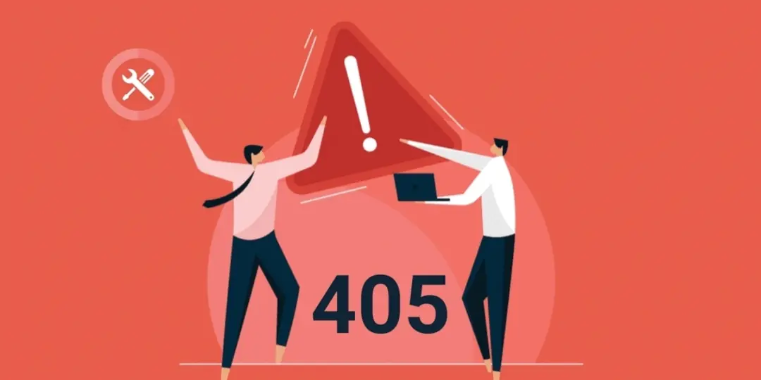 dấu hiệu nhận biết website đang gặp lỗi 405