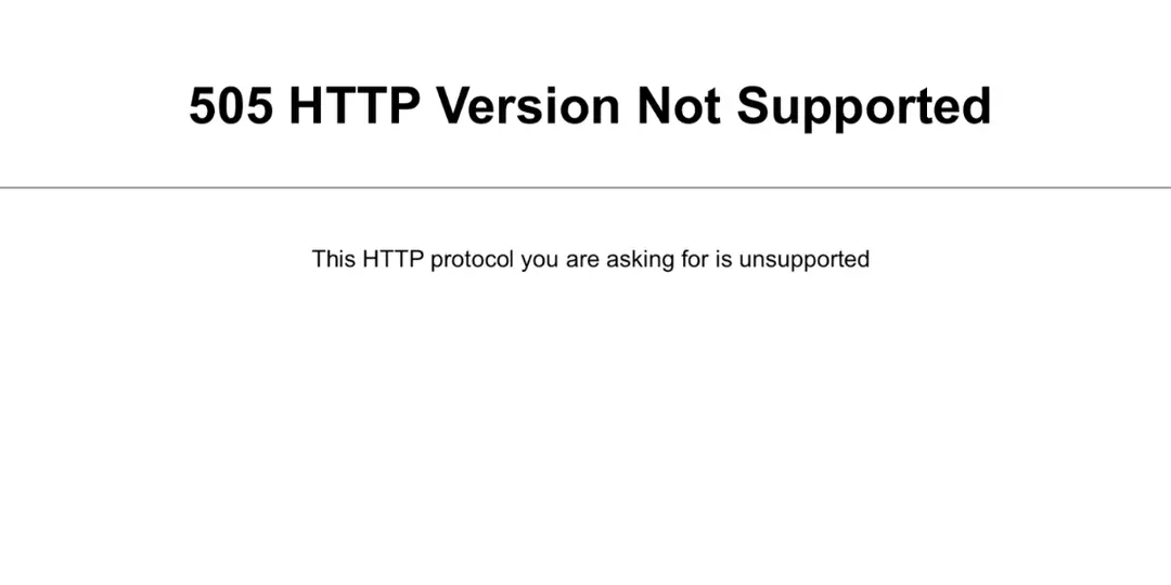 dấu hiệu nhận biết website đang gặp lỗi 505