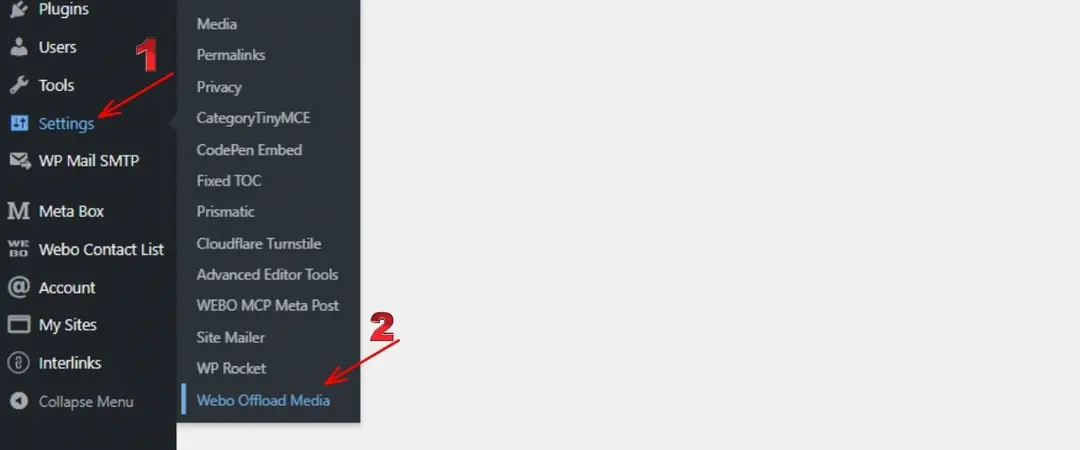 kết nối amazon s3 với wordpress