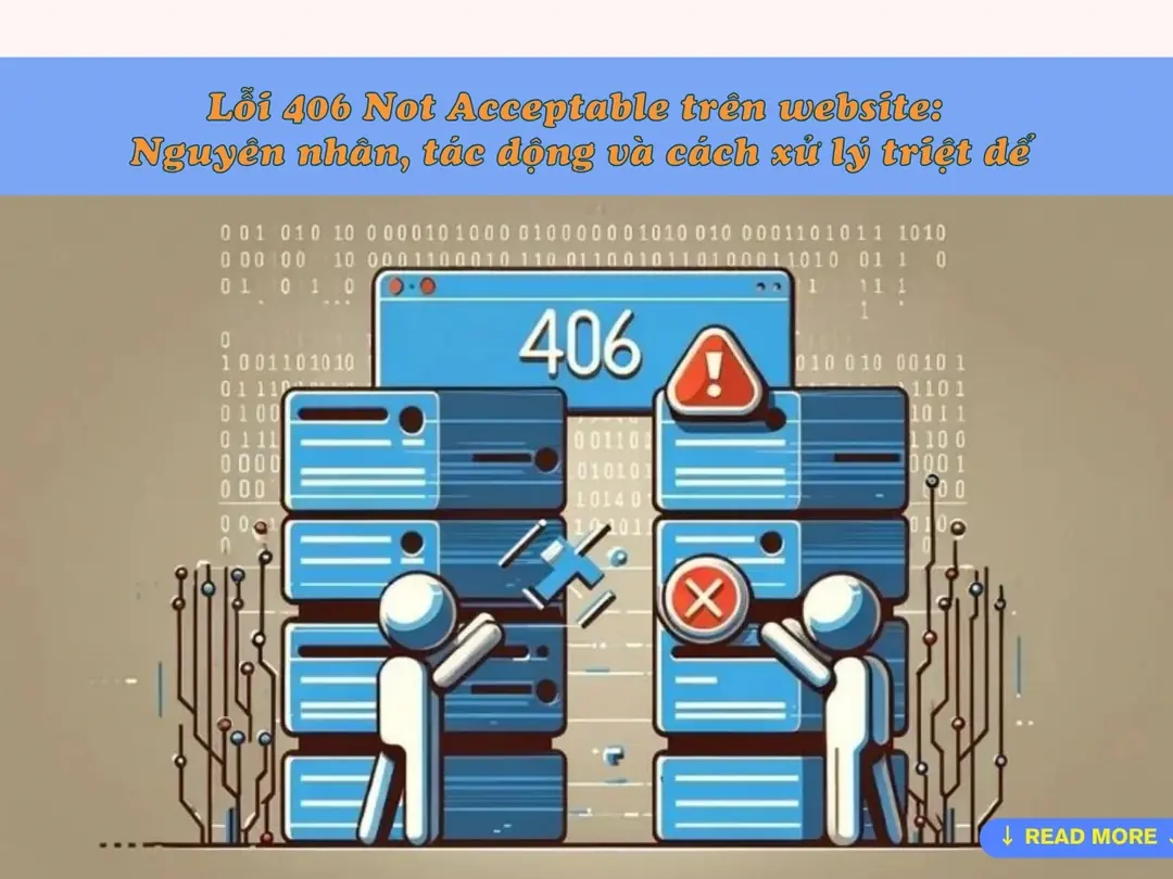 Lỗi 406 Not Acceptable trên website: Nguyên nhân, tác động và cách xử lý triệt để