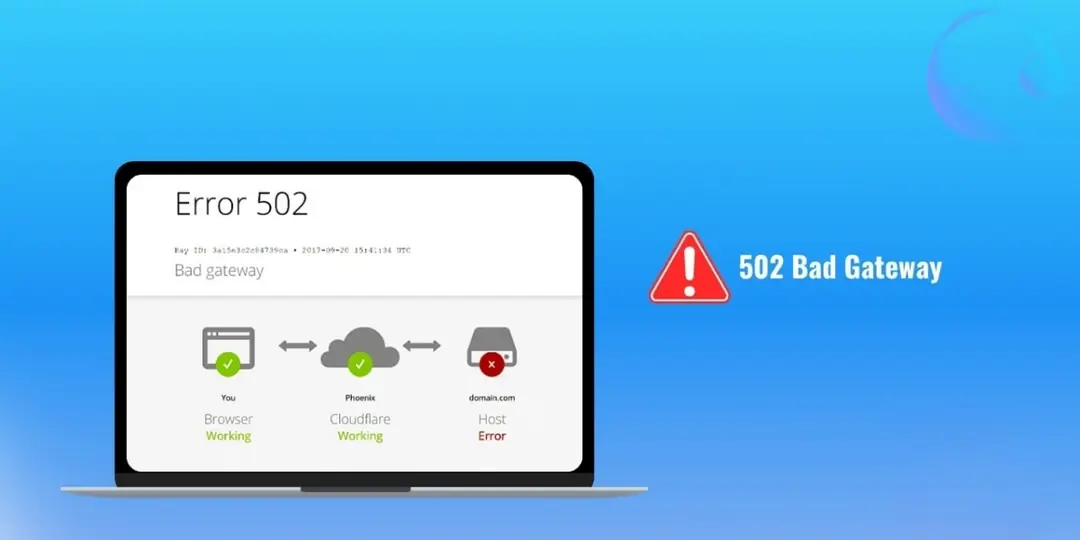 lỗi 502 bad gateway ảnh hưởng thế nào đến website và seo?