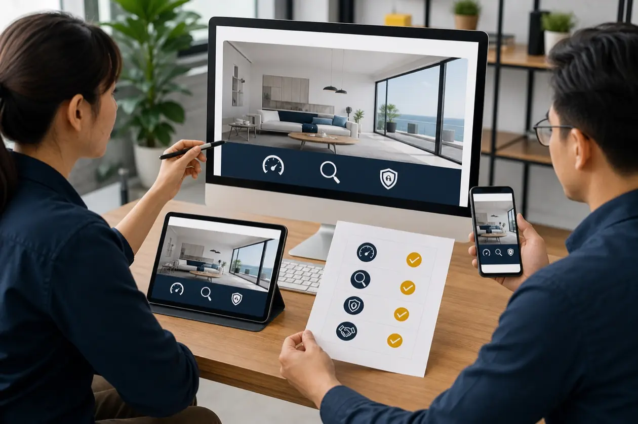 kiểm tra website trên máy tính bảng và điện thoại trước khi bàn giao