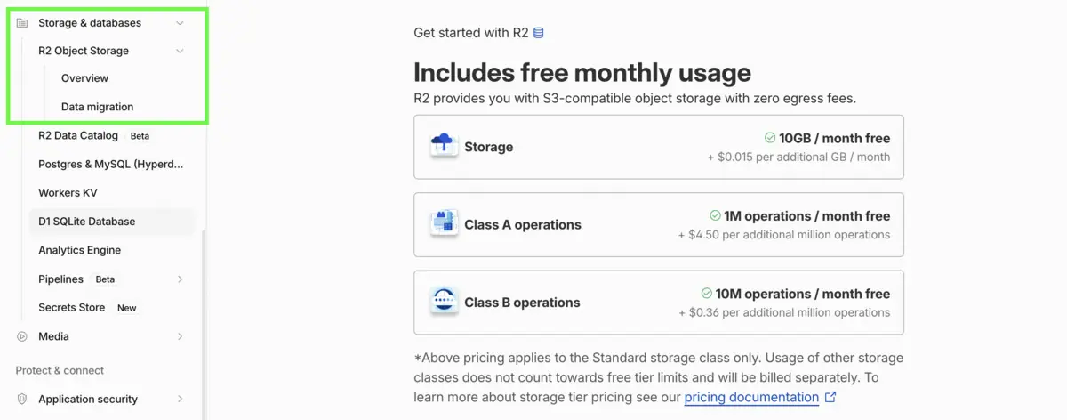 Tạo API Token cho Cloudflare R2